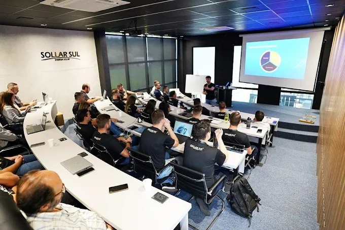Treinamento da equipe Sollar Sul