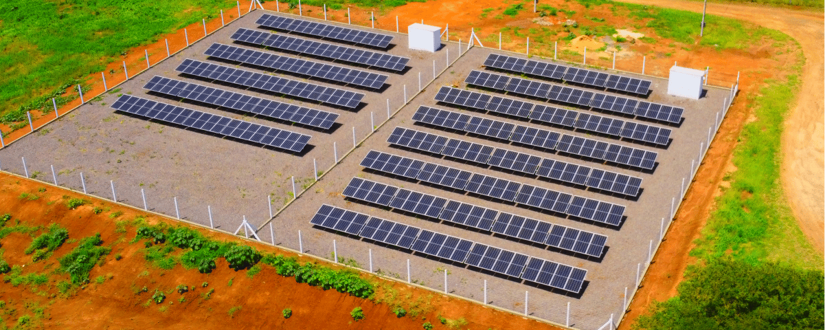 Usina solar rural ground-mount Sollar Sul